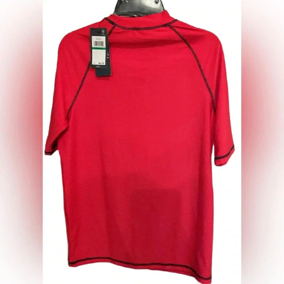 Tommy Hilfiger Red Big Boys Rashguard Tee Size Large NWT - Picture 2 of 4